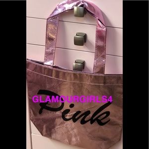 Pink Victoria’s Secret reusable pink tote NWT